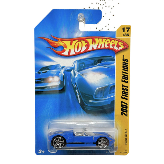 Hot Wheels First Editions Ford GTX-1 1:64 Diecast Blue