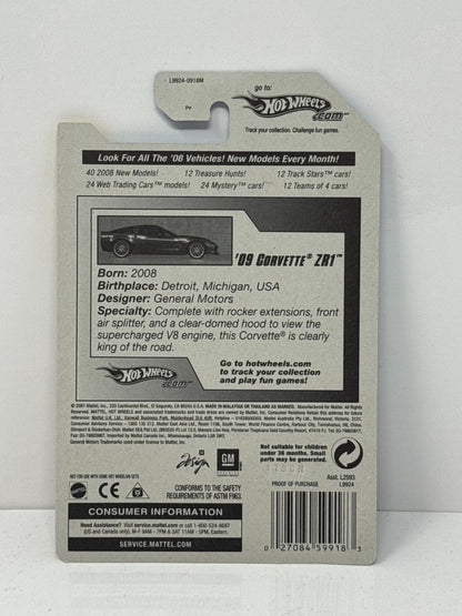 Hot Wheels New Models 2009 Chevy Corvette ZR1 Red 1:64 Diecast Factory Sealed