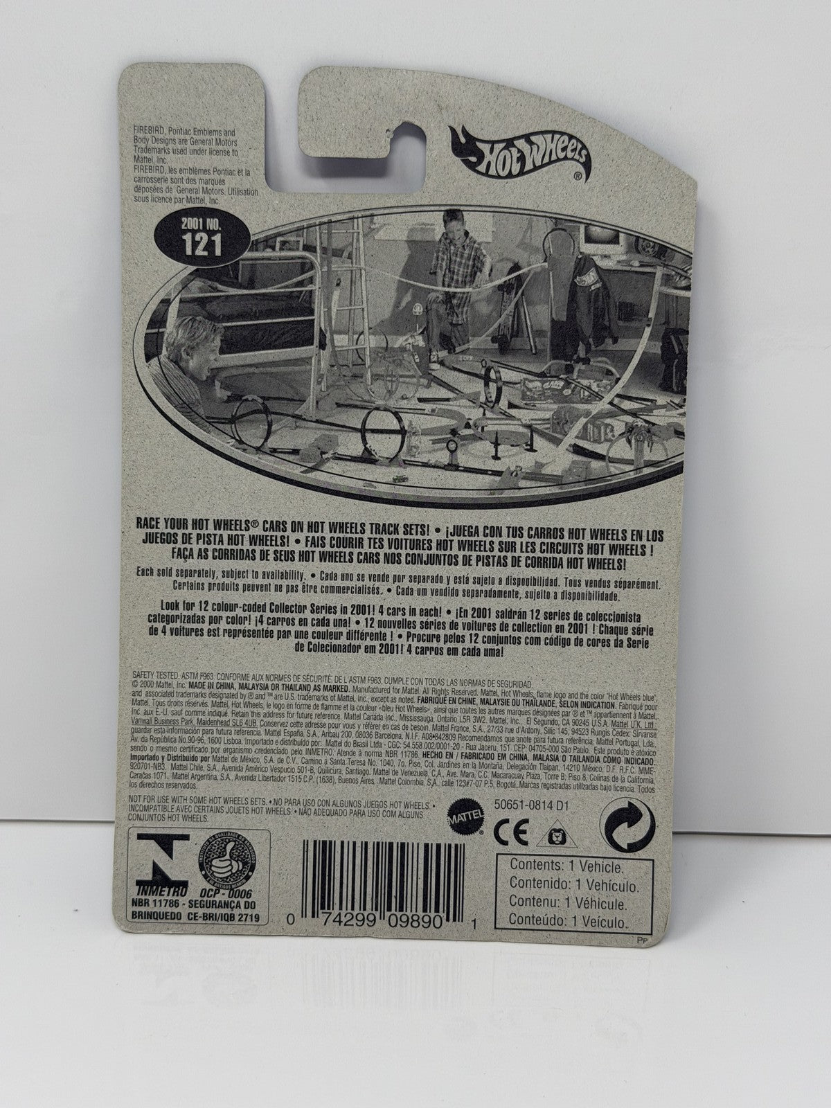Hot Wheels Firebird Team Handy 1:64 Diecast Silver