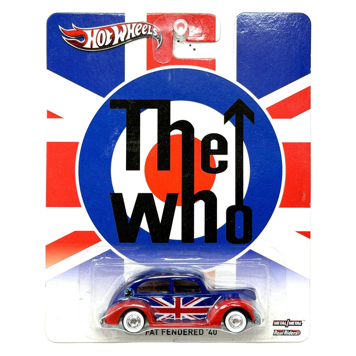 Hot Wheels The Who Fat Fendered '40 1:64 Diecast Real Riders