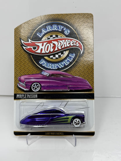 Hot Wheels Larry Wood's Farewell Purple Passion 1:64 Diecast 3857/5000