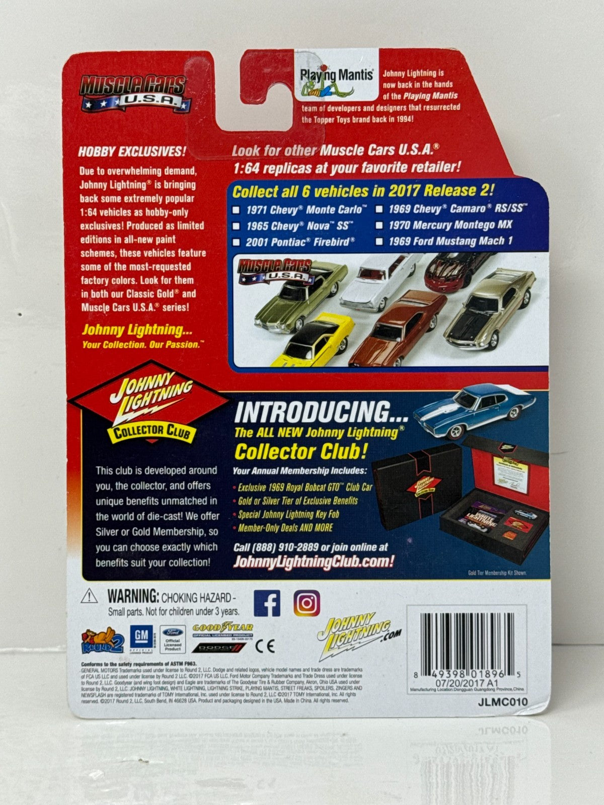 Johnny Lightning Muscle Cars USA 1965 Chevy Nova SS Hobby Exclusive 1:64 Diecast