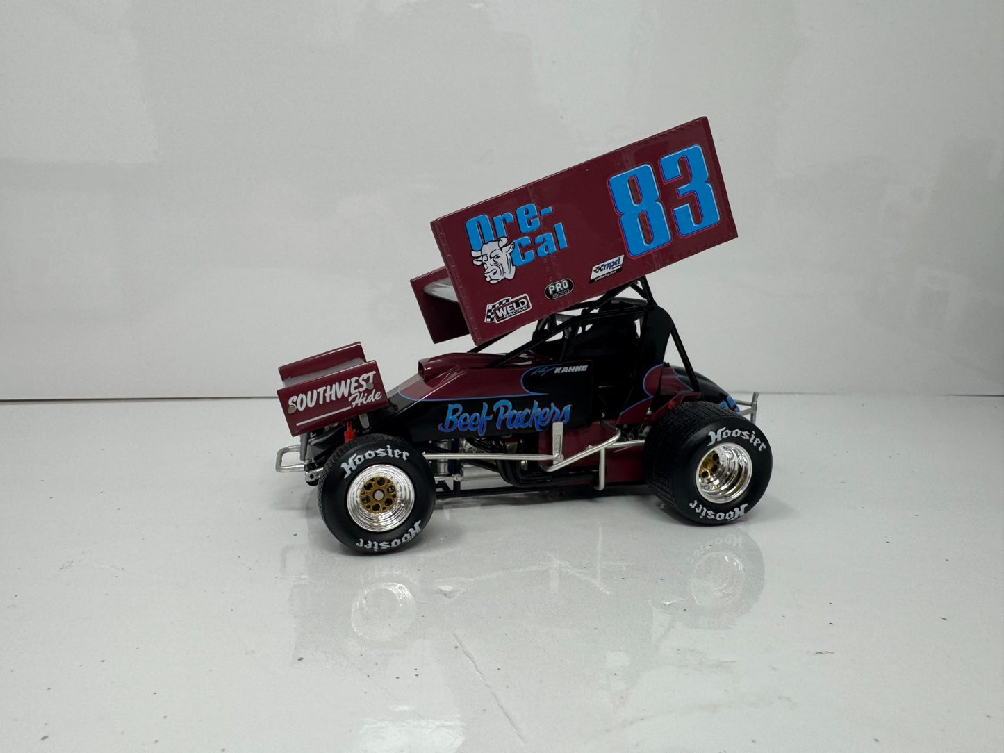 Action NASCAR Kasey Kahne #83 Beef Packers 2003 Sprint Car Xtreme 1:24 Diecast