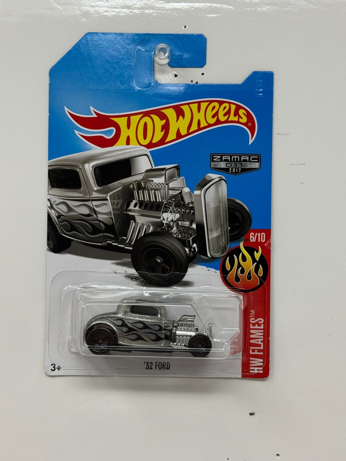 Hot Wheels HW Flames 1932 Ford ZAMAC 1:64 Diecast