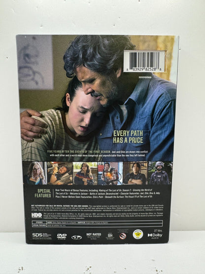 The Last of Us Season 2 (DVD) Pedro Pascal TV Series Horror New and Sealed!!!