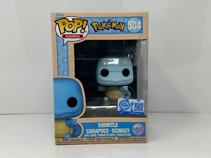 Funko Pop! Games Pokemon #504 Squirtle Soft Color Vinyl Figure