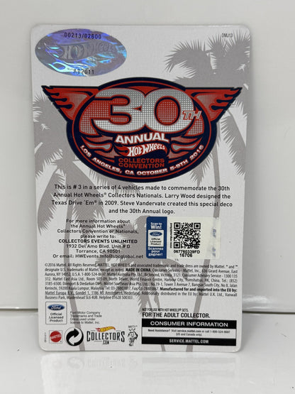 Hot Wheels 2016 30th Annual Collectors Convention Texas Drive 'Em 1:64 Diecast