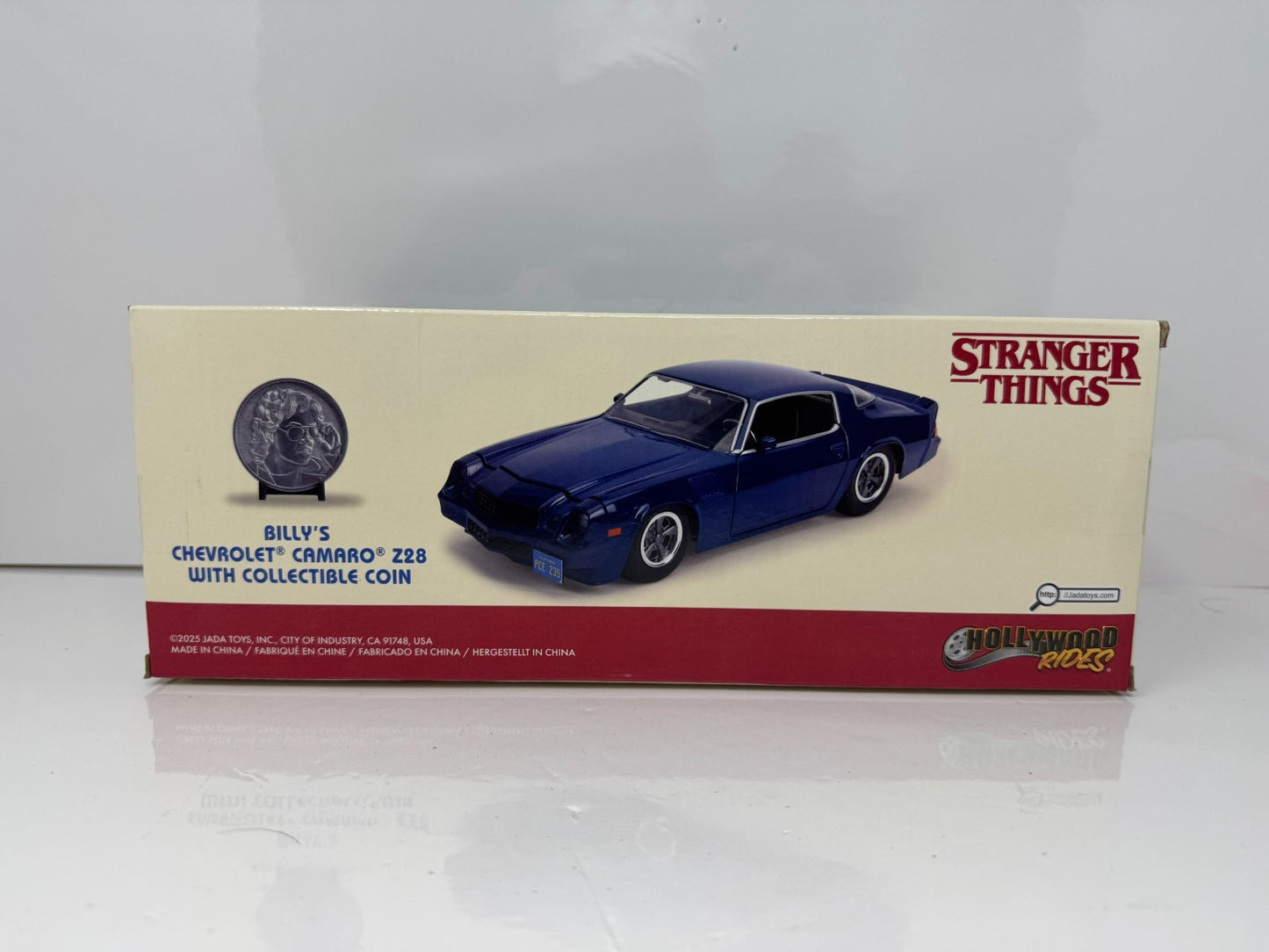 Jada Stranger Things Billy's Chevrolet Camaro Z28 w/ Coin 1:24 Diecast