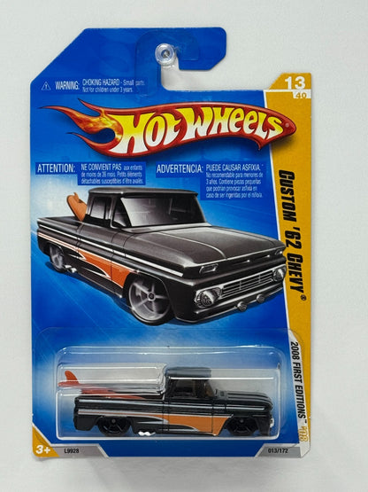 Hot Wheels First Editions Custom 1962 Chevy Pickup 1:64 Diecast