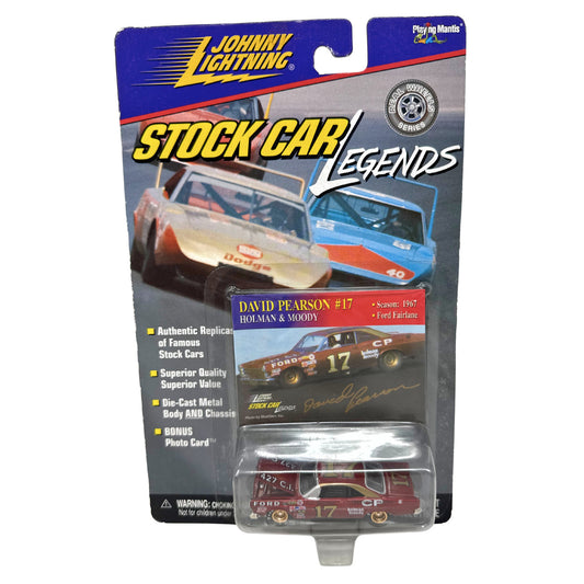Johnny Lightning Stock Car Legends 1967 Ford Fairlane David Pearson 1:64 Diecast