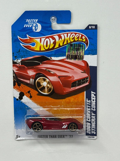 Hot Wheels Faster Than Ever Corvette Stingray Concept 164 Diecast Factory Sealed
