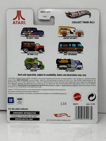 Hot Wheels Atari Tempest 1955 Chevrolet Panel 1:64 Diecast Real Riders