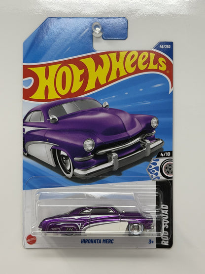 Hot Wheels Super Treasure Hunt Hirohata Merc Rod Squad 1:64 Diecast STH