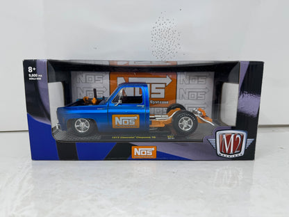 M2 Machines 1973 Chevrolet Cheyenne 10 NOS Nitrous Oxide 1:24 Diecast