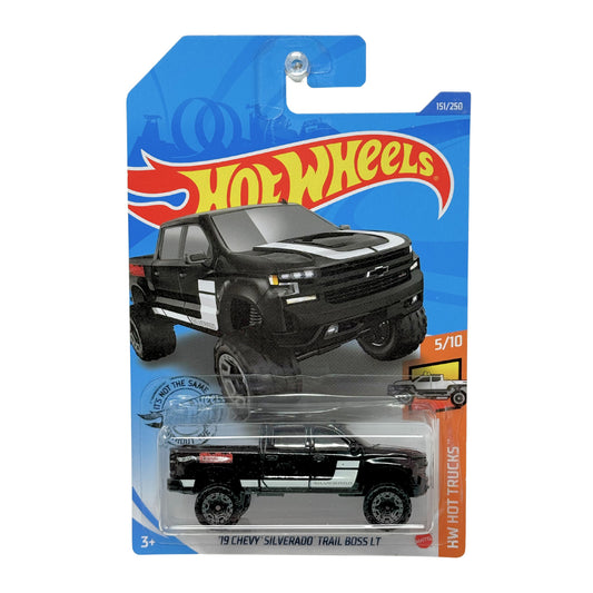 Hot Wheels HW Hot Trucks 2019 Chevy Silverado Trail Boss LT 1:64 Diecast