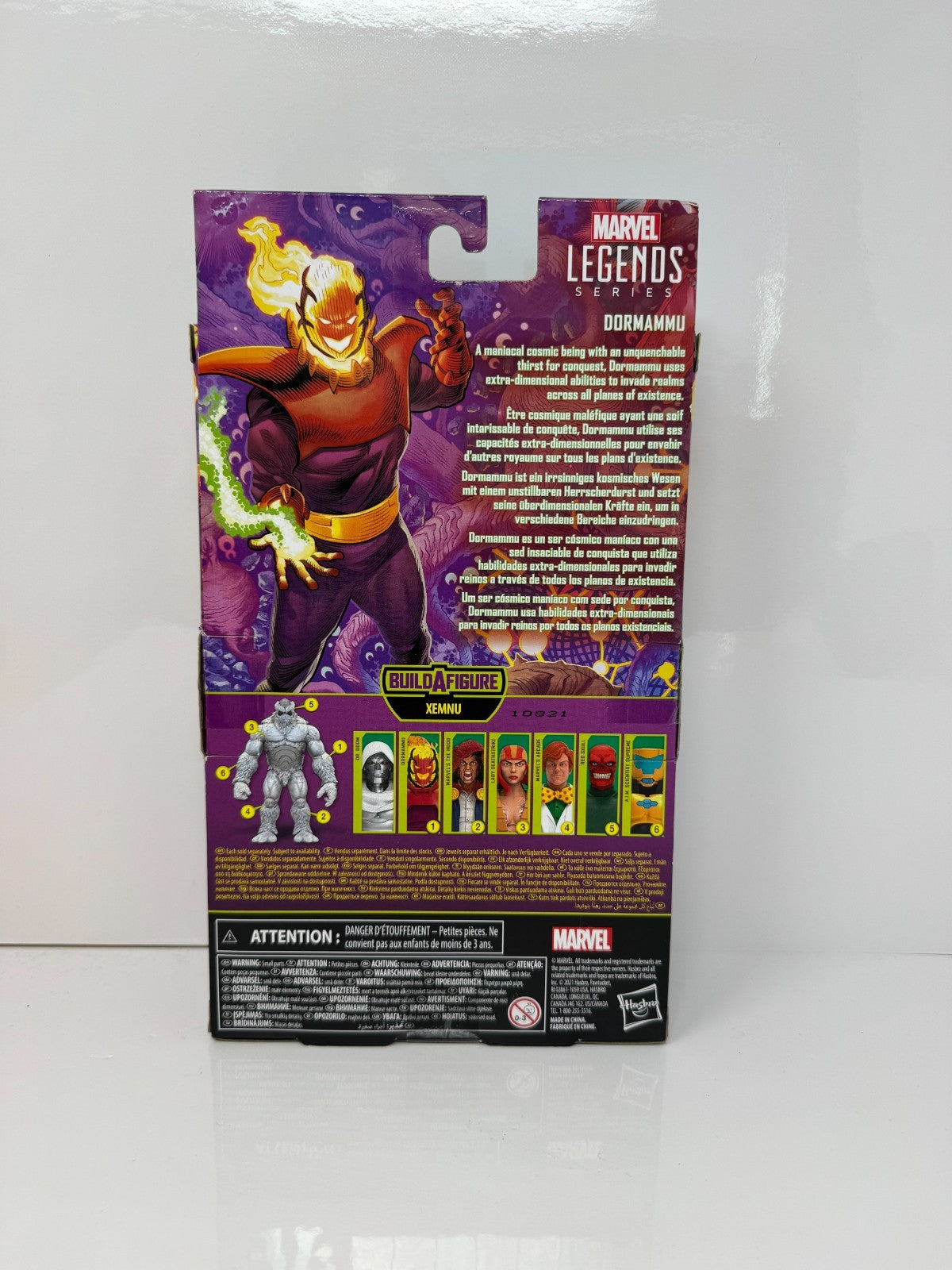 Marvel Legends Super Villains Dormammu Action Figure w/ Xemnu BAF Piece