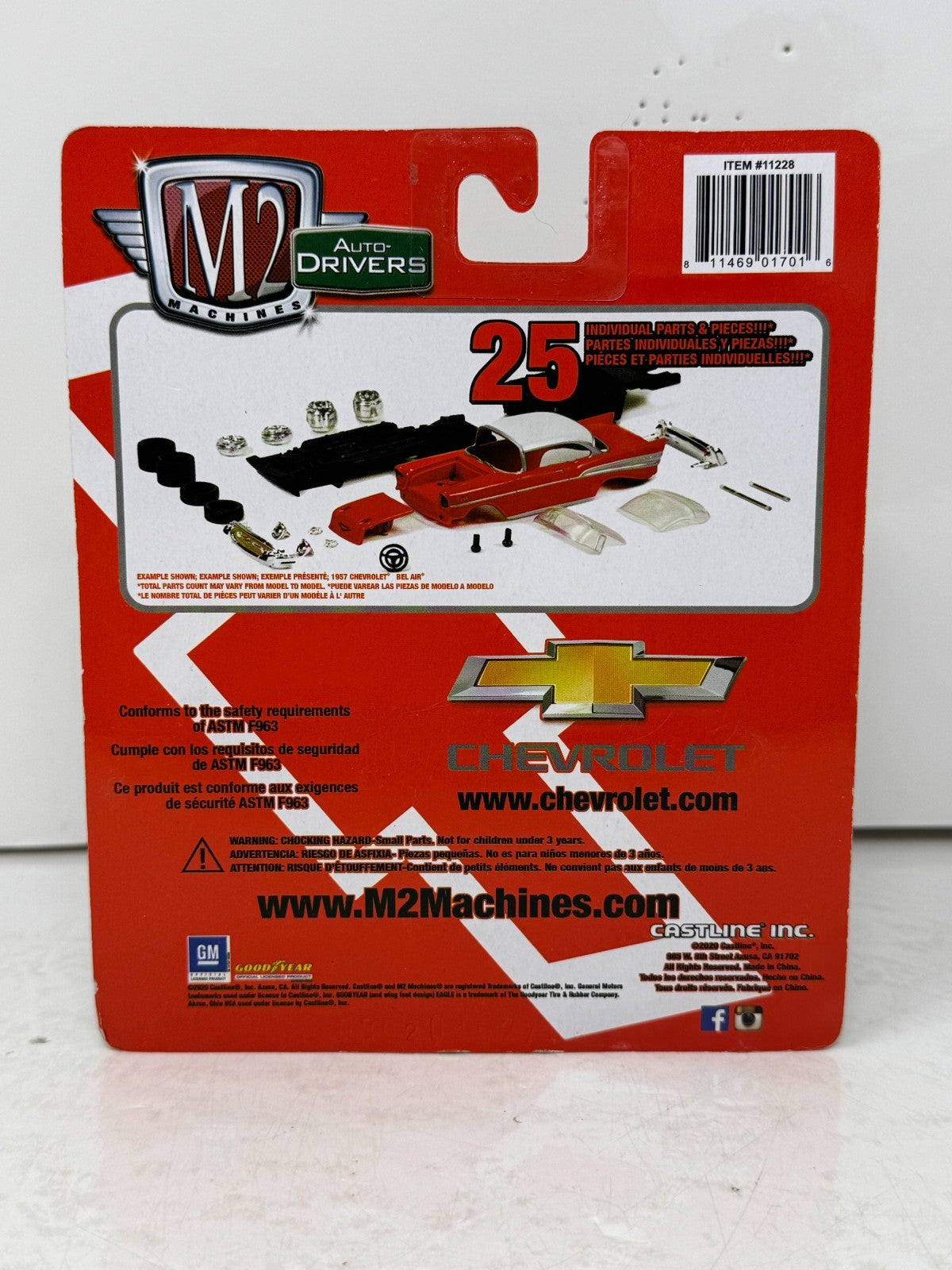 M2 Machines Auto-Drivers 1970 Chevrolet Camaro Z/28 RS CHASE 1:64 Diecast