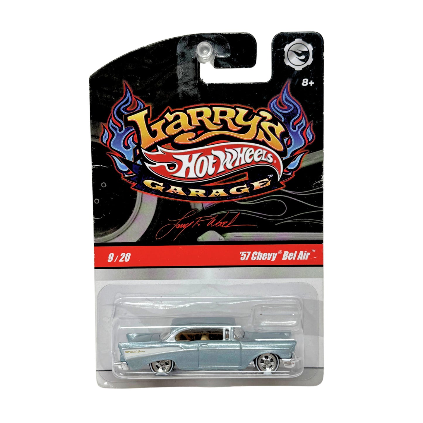 Hot Wheels Larry's Garage 1957 Chevrolet Bel Air 1:64 Diecast Real Riders