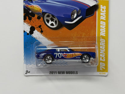 Hot Wheels 2011 New Models 1970 Chevrolet Camaro Road Race 1:64 Diecast Blue