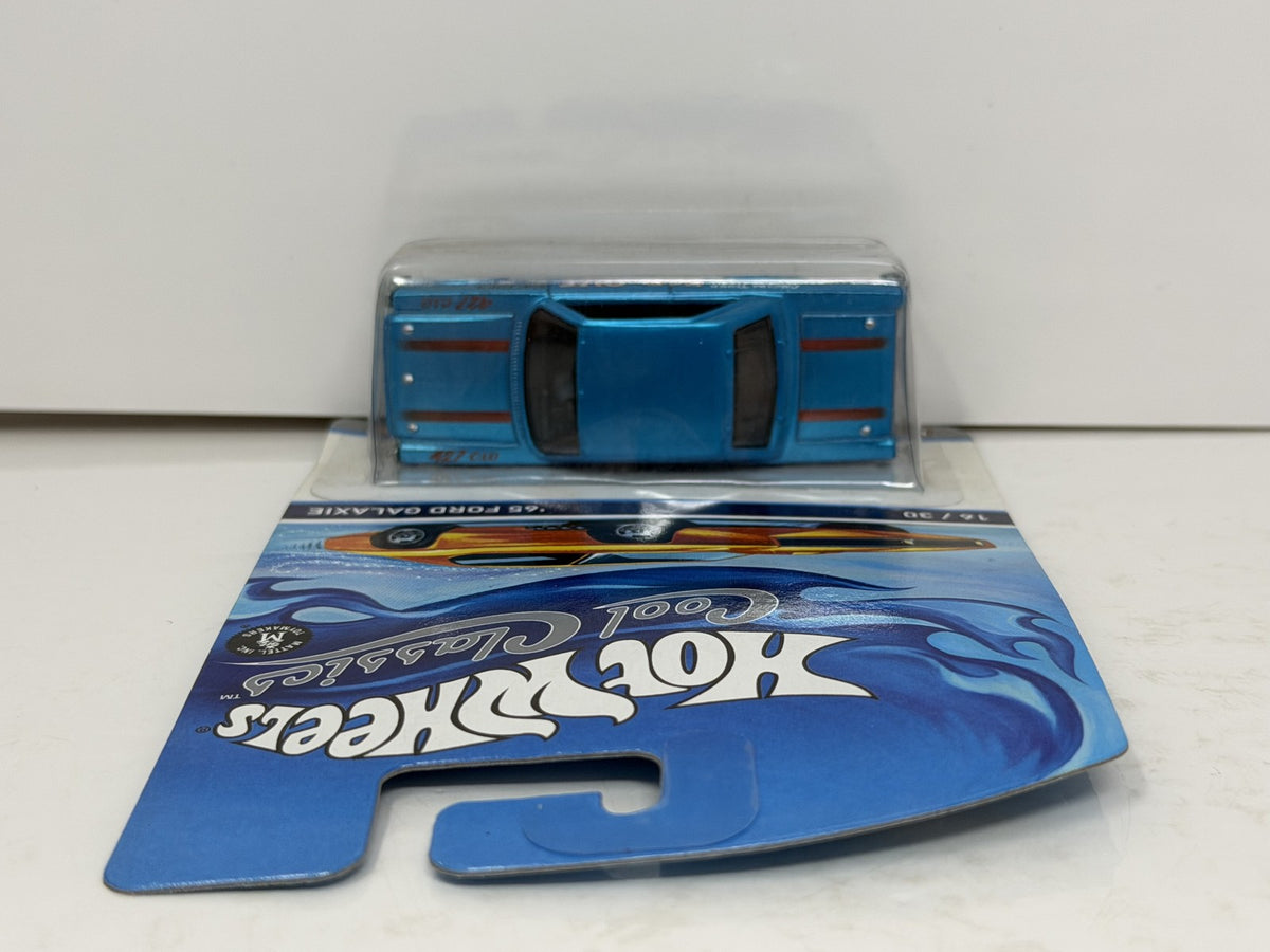 Hot Wheels Cool Classics 1965 Ford Galaxie Spectrafrost 1:64 Diecast Blue