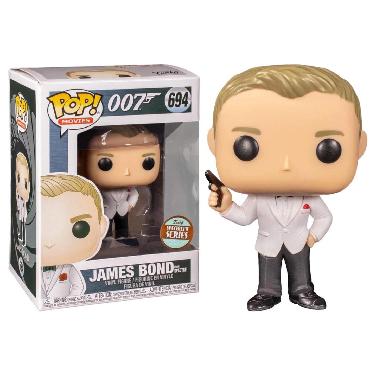 Funko Pop! Movies 007 #694 James Bond from Spectre Specialty Vinyl Figure