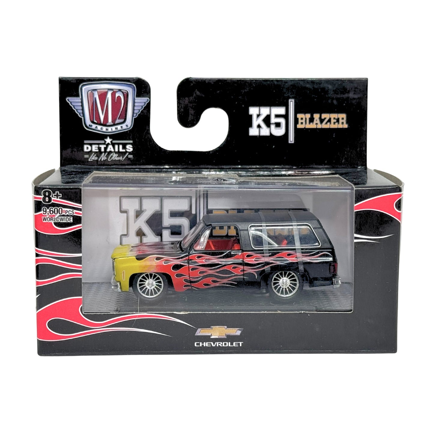 M2 Machines Flames 1973 Chevrolet K5 Blazer 1:64 Diecast