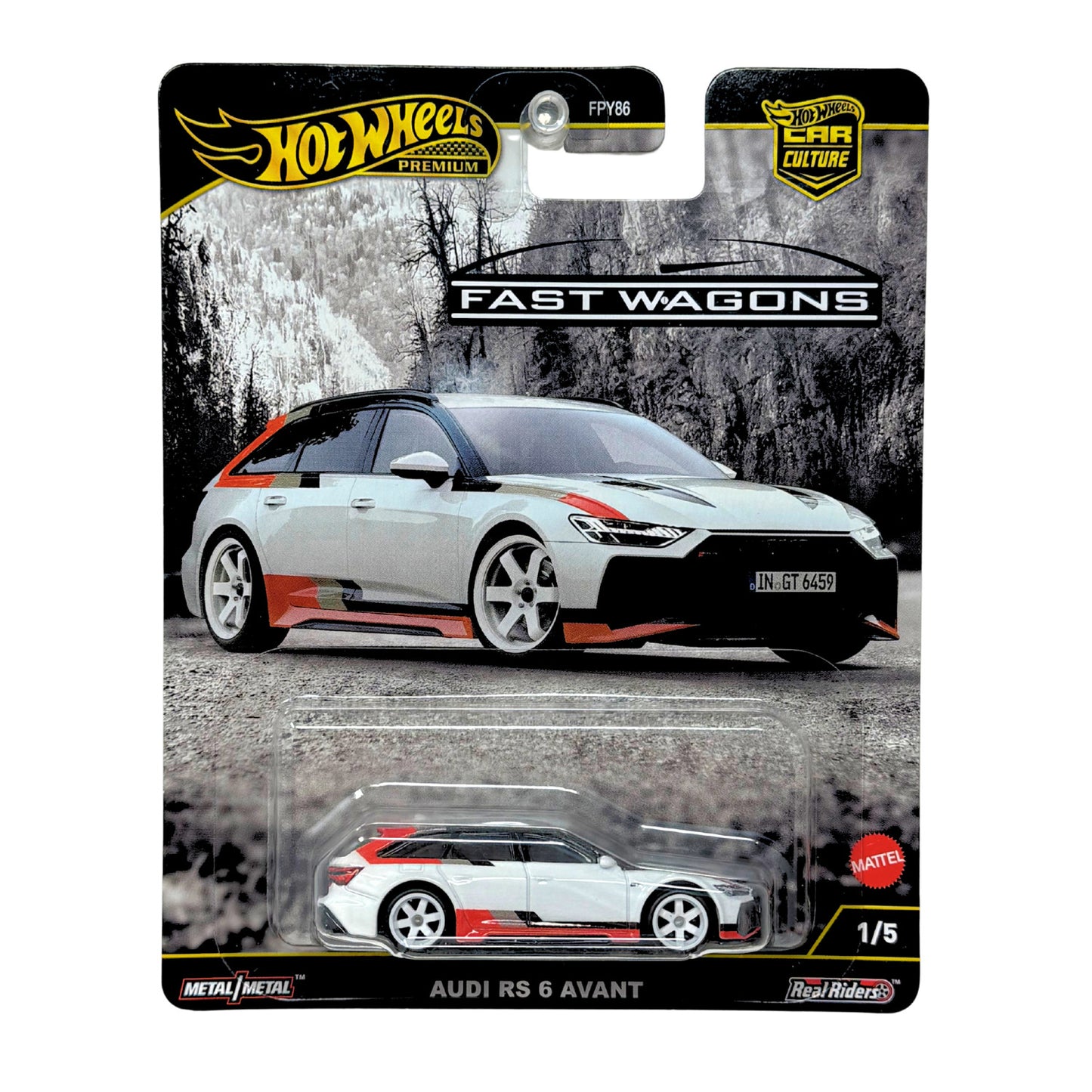 Hot Wheels Premium Fast Wagons Audi RS 6 Avant 1:64 Diecast