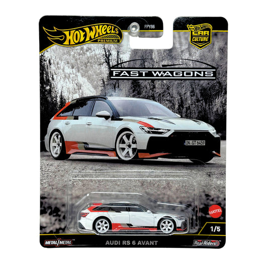 Hot Wheels Premium Fast Wagons Audi RS 6 Avant 1:64 Diecast