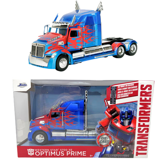 Jada Transformers The Last Knight Western Star 5700 Optimus Prime 1:24 Diecast