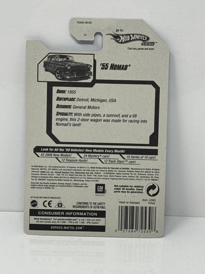 Hot Wheels Heat Fleet '09 1955 Chevy Nomad 1:64 Diecast Factory Sealed