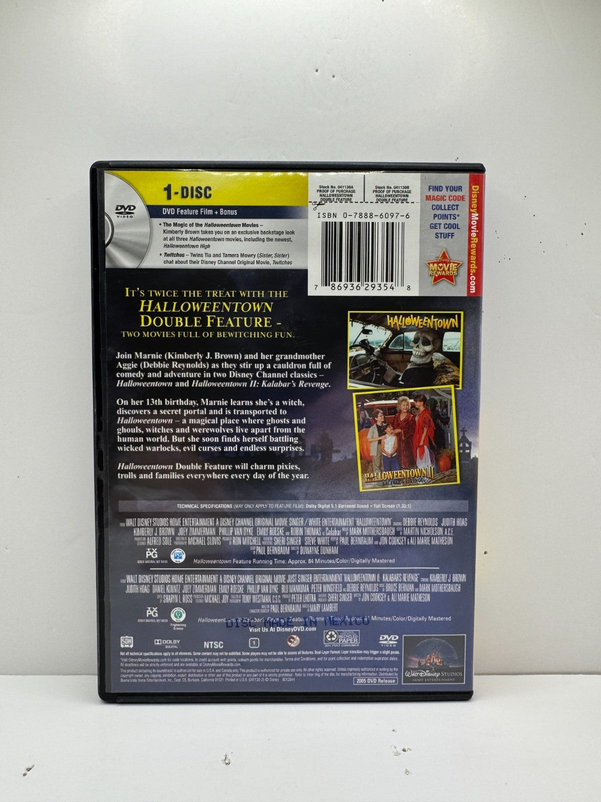 Halloweentown / Halloweentown II 2 (DVD) Disney Family Fantasy