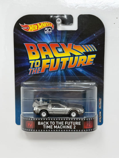 Hot Wheels Retro Entertainment Back to the Future Time Machine 2 1:64 Diecast