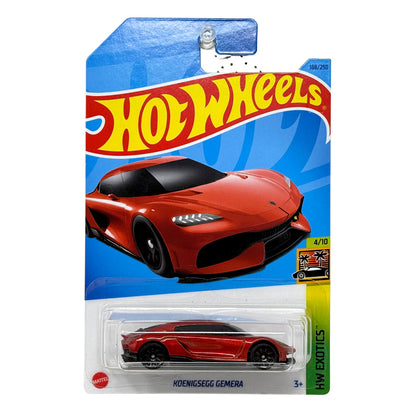 Hot Wheels Exotics Koenigsegg Gemera 1:64 Diecast Red