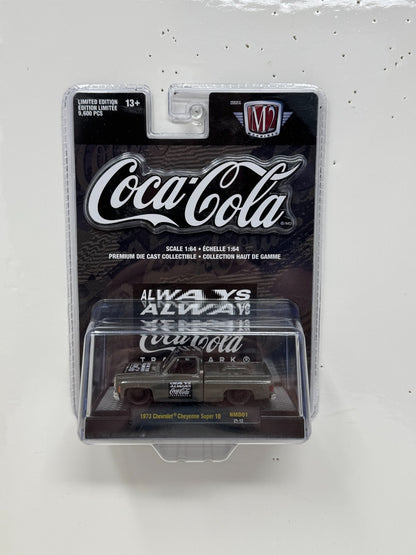 M2 Machines Coca-Cola 1973 Chevrolet Cheyenne Super 10 1:64 Diecast V2