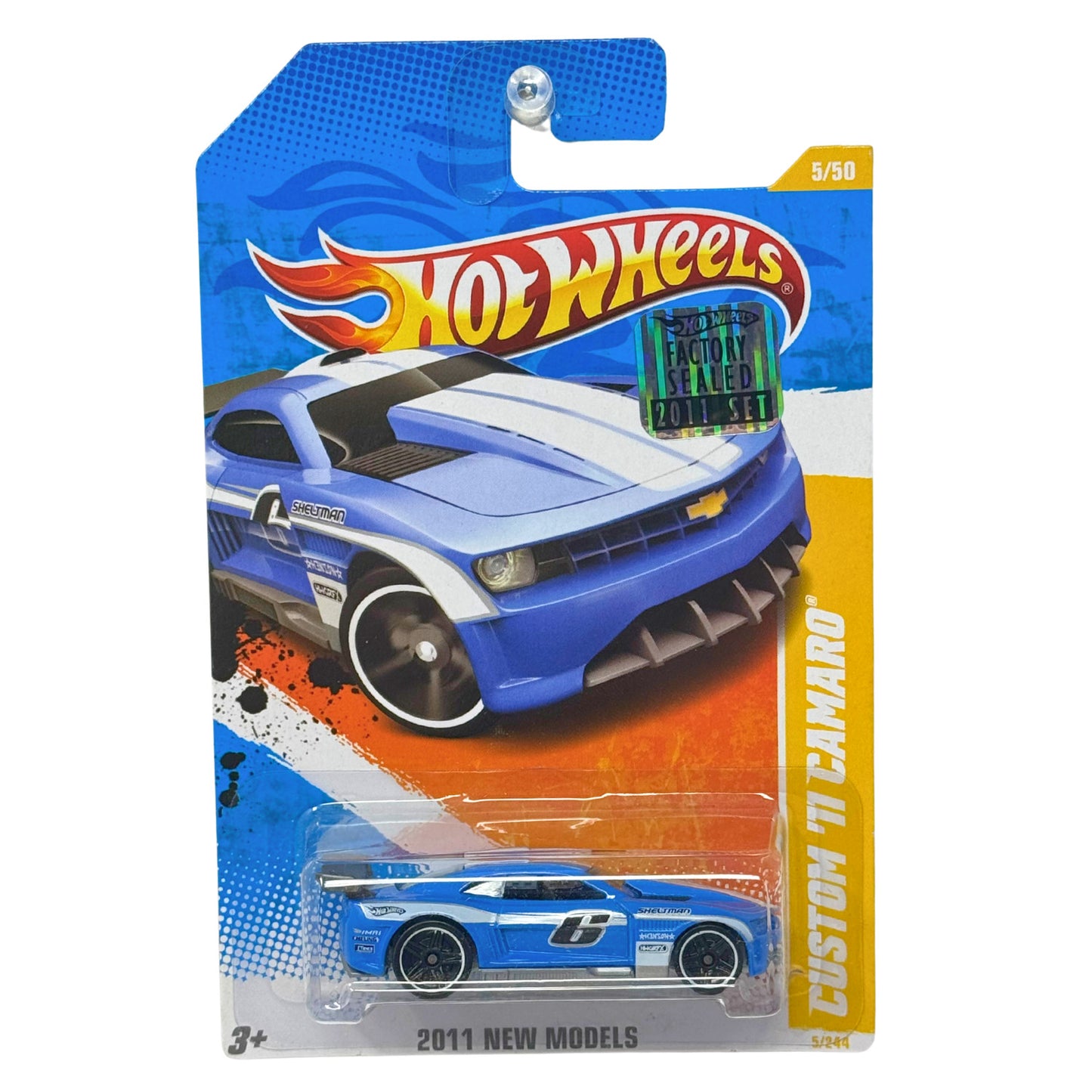 Hot Wheels New Models Custom 2011 Camaro 1:64 Diecast Factory Sealed Blue