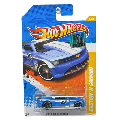 Hot Wheels New Models Custom 2011 Camaro 1:64 Diecast Factory Sealed Blue
