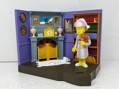 Simpsons World of Springfield Burns Manor Set Playmates Diorama