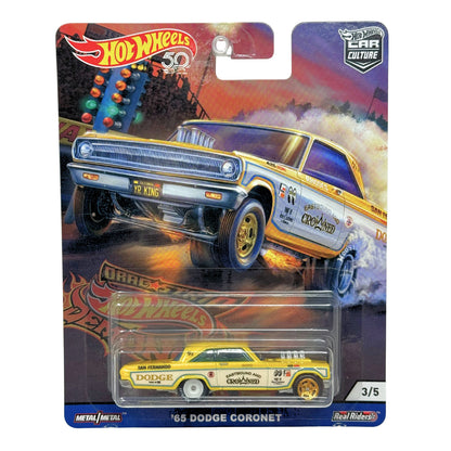 Hot Wheels Premium Drag Strip Demons 1965 Dodge Coronet 1:64 Diecast