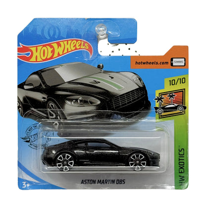 Hot Wheels Exotics Aston Martin DBS 1:64 Diecast Short Card