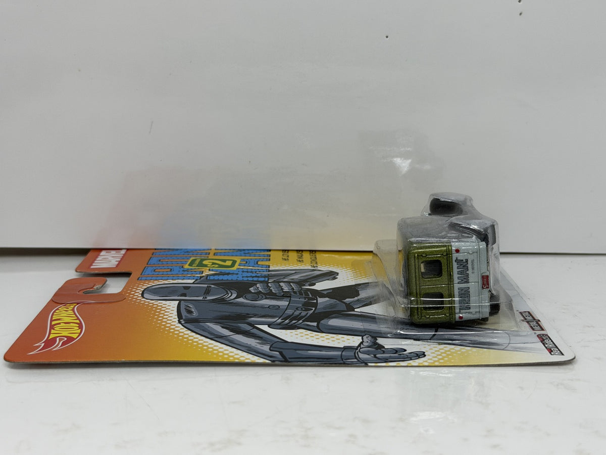 Hot Wheels Marvel Iron Man 1934 Dodge Delivery 1:64 Diecast Real Riders