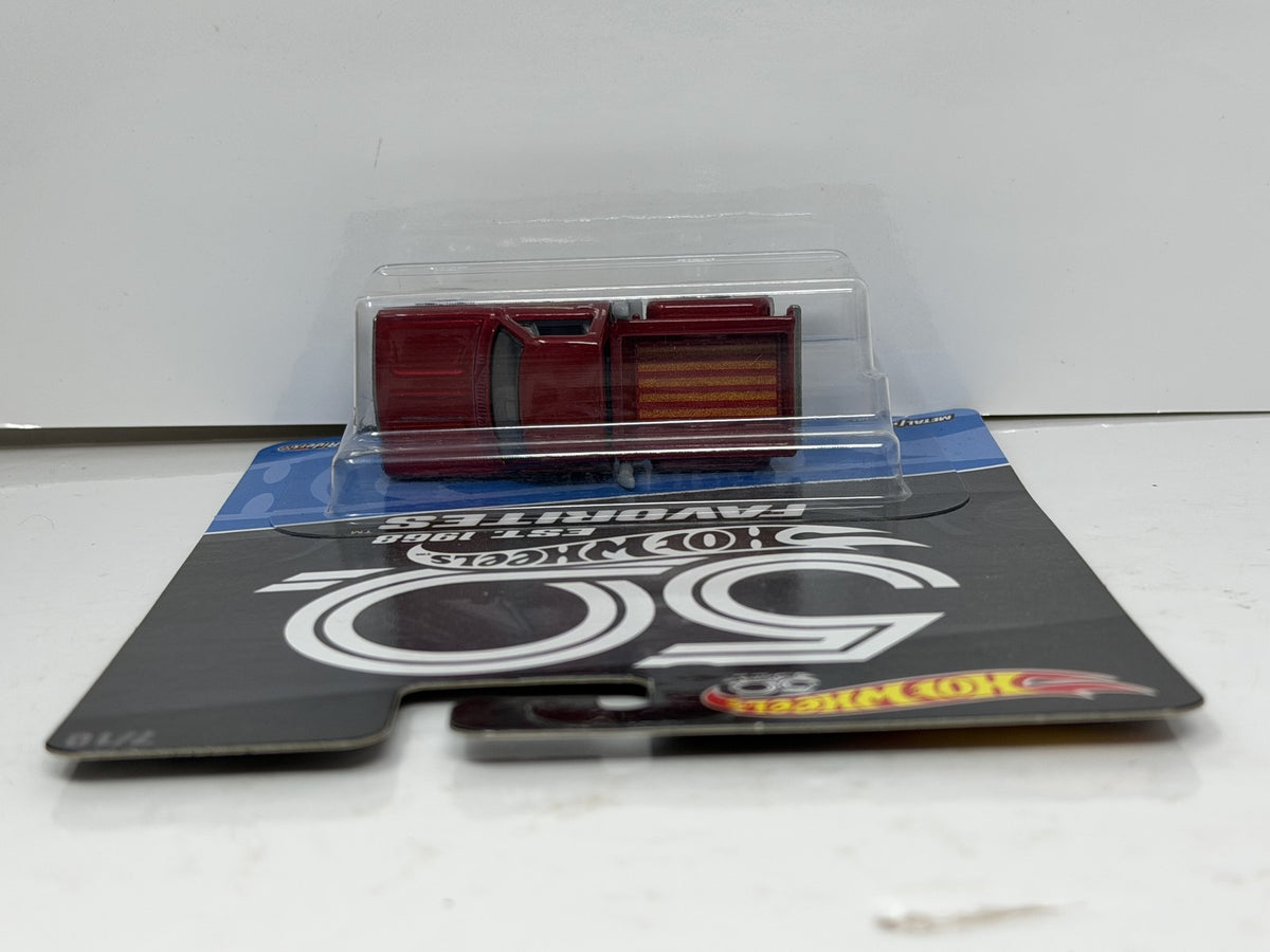 Hot Wheels 50th Favorites 1978 Dodge Red Express Truck 1:64 Diecast Real Riders