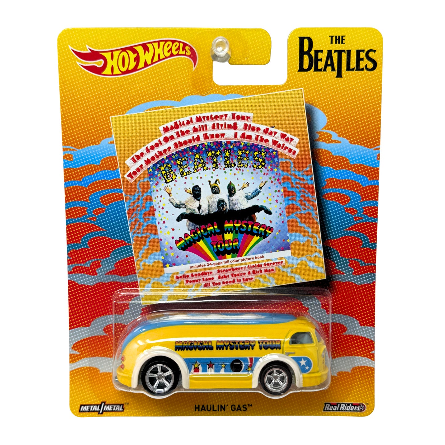 Hot Wheels The Beatles Haulin' Gas Real Riders 1:64 Diecast