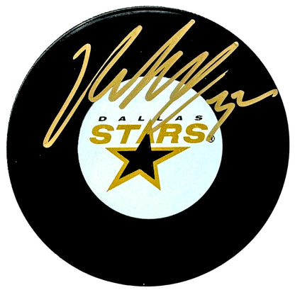 Kari Lehtonen Dallas Stars Signed NHL Autograph Puck Gold Auto