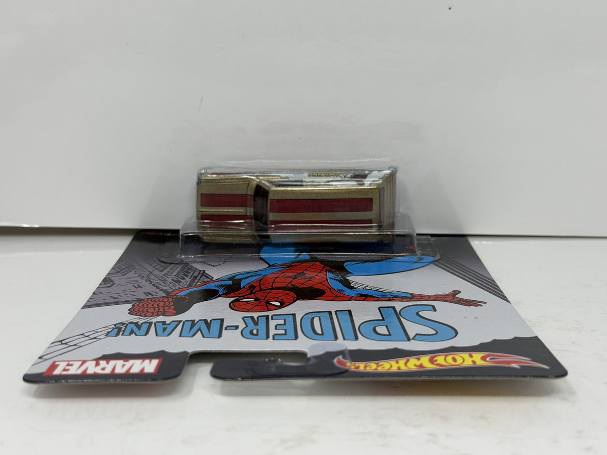 Hot Wheels Marvel Spider-Man 1964 Chevy Nova Delivery 1:64 Diecast Real Riders