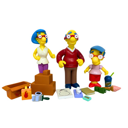 Simpsons World of Springfield Van Houten Family Figure Set Playmates