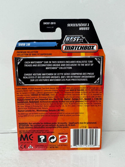 Matchbox Best Of BMW 1M 1:64 Diecast