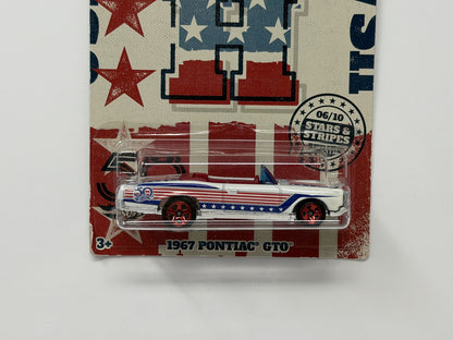 Hot Wheels Stars & Stripes 1967 Pontiac GTO Convertible 1:64 Diecast