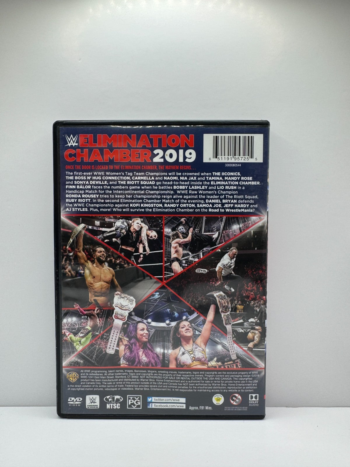 WWE: Elimination Chamber 2019 (DVD) WWE Wrestling