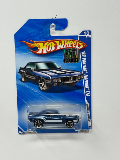 Hot Wheels Muscle Mania 1969 Pontiac Firebird TA 1:64 Diecast Factory Sealed