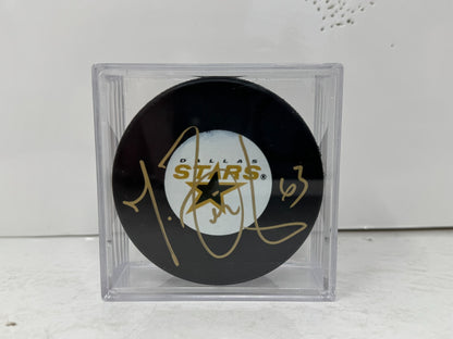 Mike Ribeiro Dallas Stars Signed NHL Autograph Puck Gold Auto